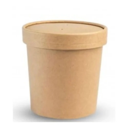 115 X 93 X 80 Brown Kraft Paper Food Container