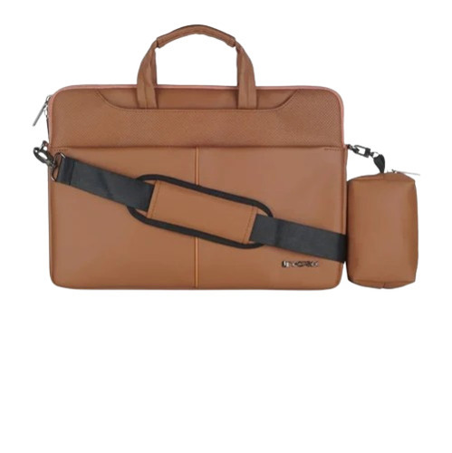 Brown Neopack Leather Laptop Bag