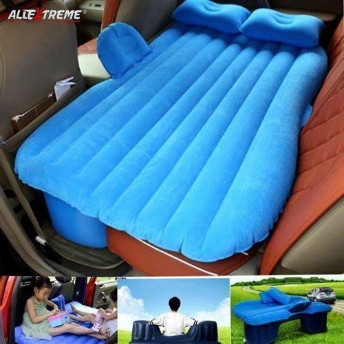 Car Blue Inflatable Air Bed