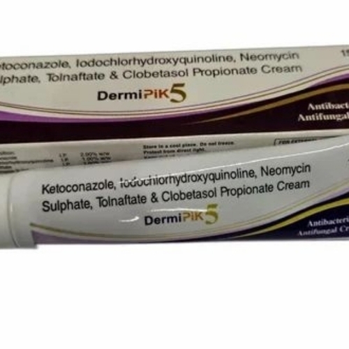 Dermipik5 Ketoconazole Iodochlorhydroxyquinoline Clobetasol Propionate Cream