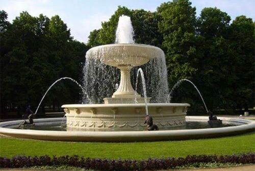 Makrana White Marble Fountain