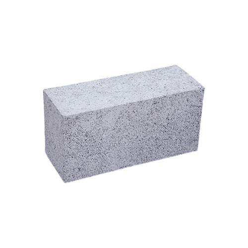 Rectangular 6 Inch Solid Concrete Block
