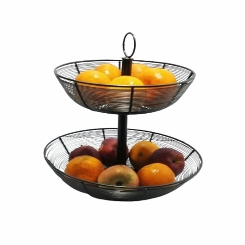 Two Shelves Vegetables Fruits Basket