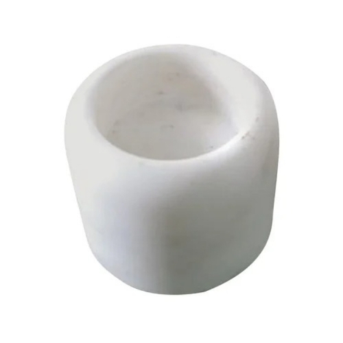 White Marble Candle Holder