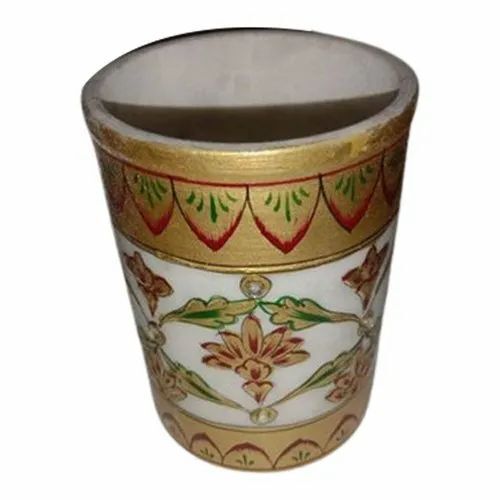 4" Marble Pen Holder