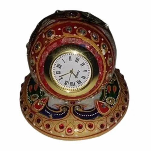 Handmade Marble Table Clock
