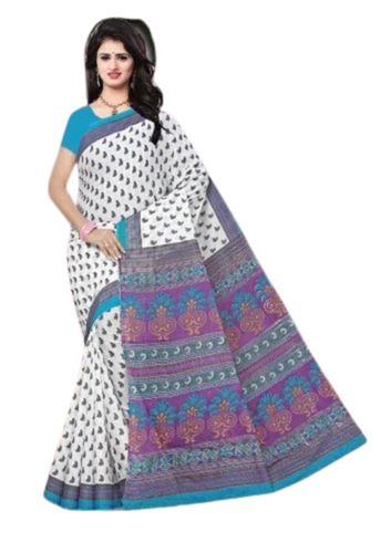 Ladies Casual Wear Cotton Saree