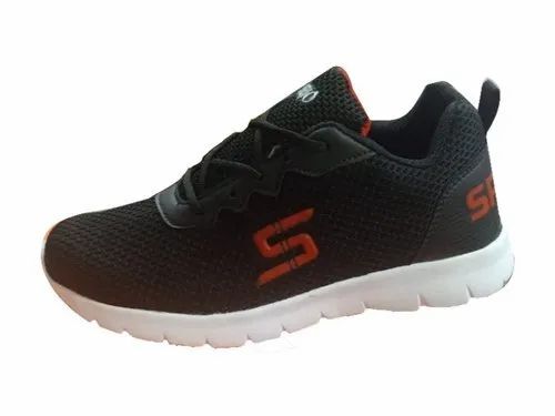 Men Black Mesh Sport Shoes
