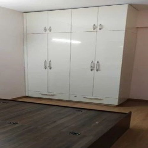 01 Acrylic Wooden Wardrobe