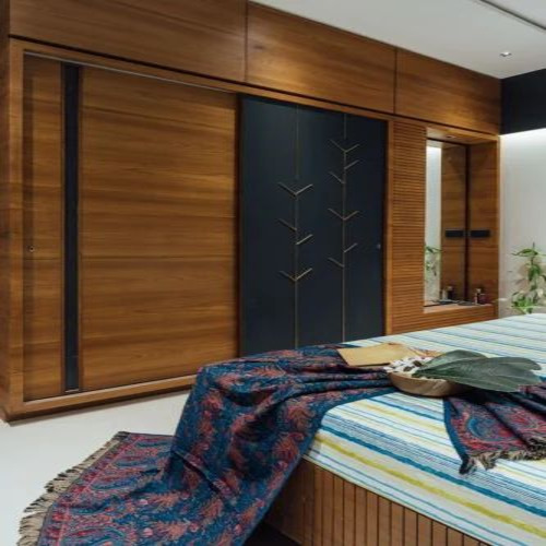 01 Designed Wooden Almirah