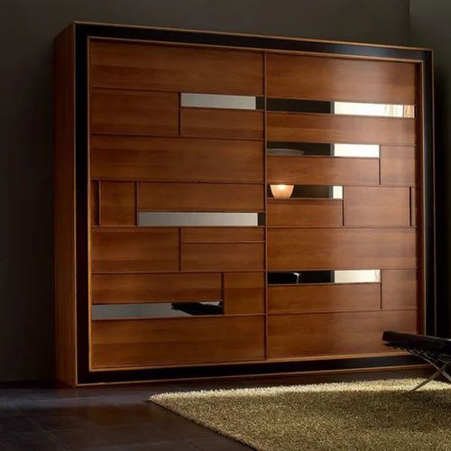 02 High Gloss Laminate Wooden Wardrobe