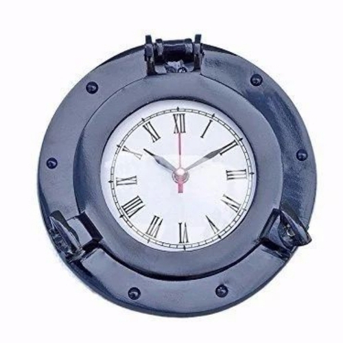 Aluminium Porthole Clock
