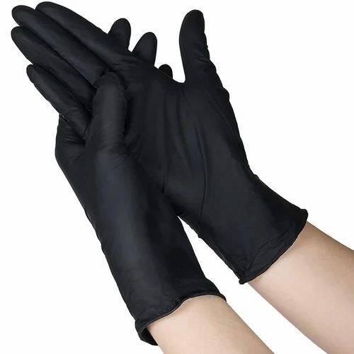 Black Nitrile Disposable Gloves