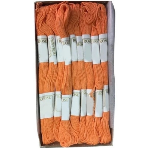 Orange anchor knitting thread