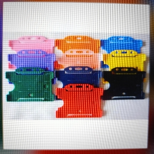 Plastic card holder