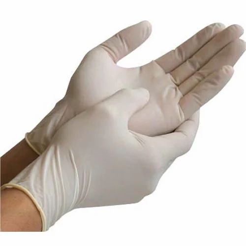 White Nitrile Disposable Gloves
