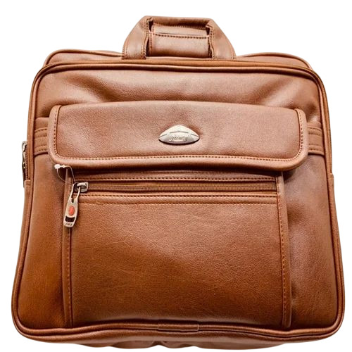 Fancy Tan Handheld Office Bag