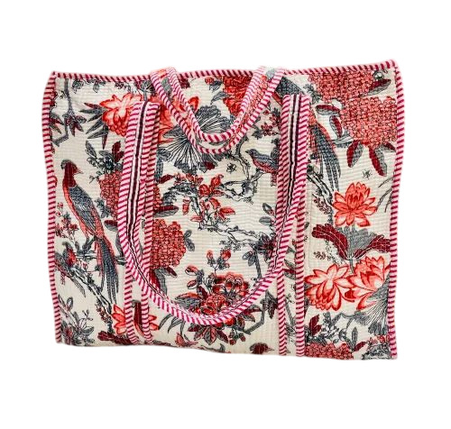 Quilted Jhola Bag