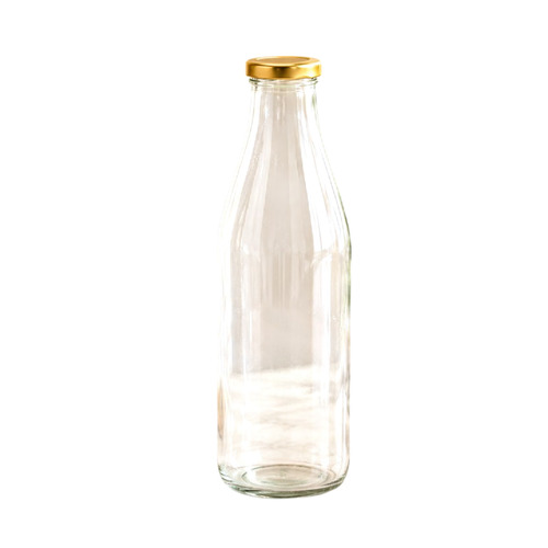 Transparent Glass Bottle - Features: Leak Proof