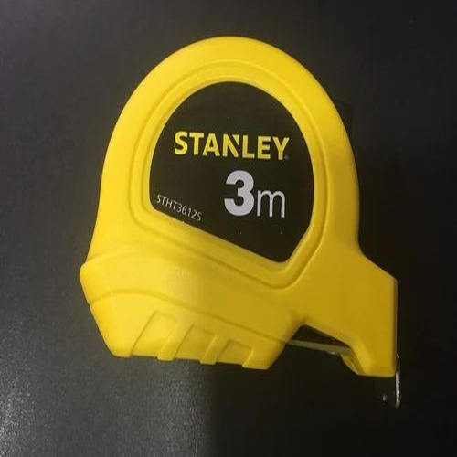 812 3 Meter Plastic Short Measuring Tape Yellow