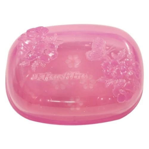 Clear Pink Soap Case