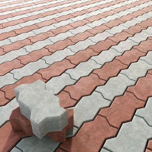 Concrete Zig Zag Paver Block