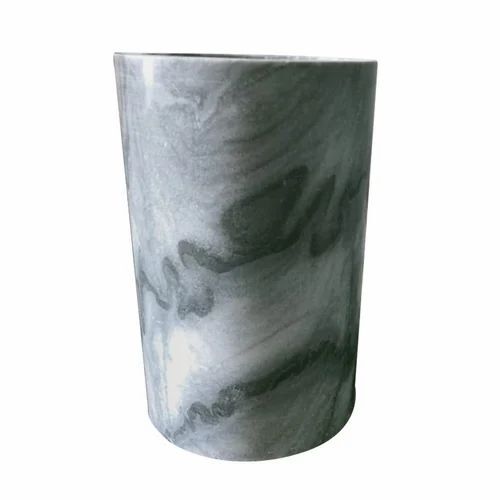 Gray Marble Flower Pot