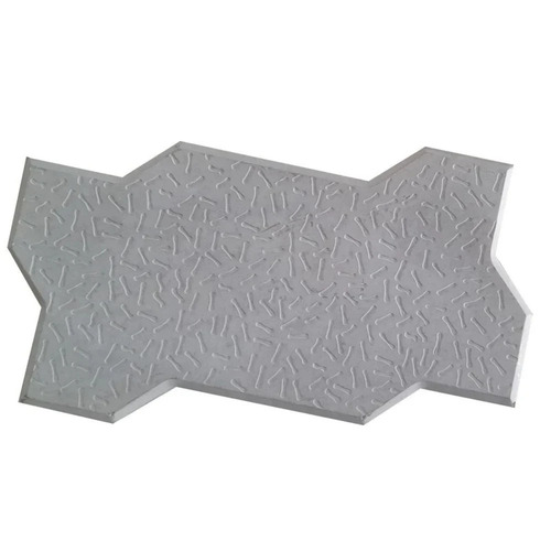 Grey Zig Zag Paver Concrete Block