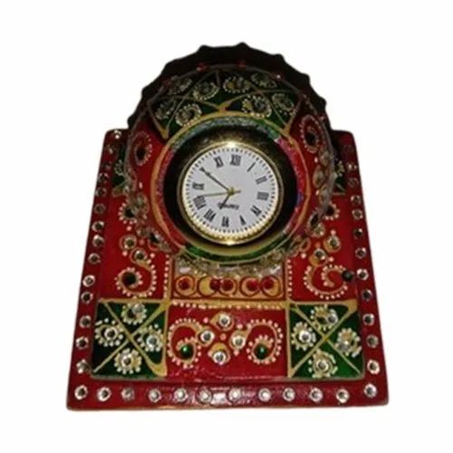 Multicolor Decorative Marble Clock