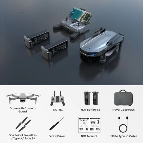 NOT ORO 2K Ultra HD Camera Drone with Gimbal Double Battery
