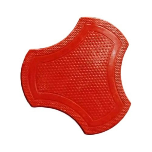 Red Cosmic Paver Concrete Block