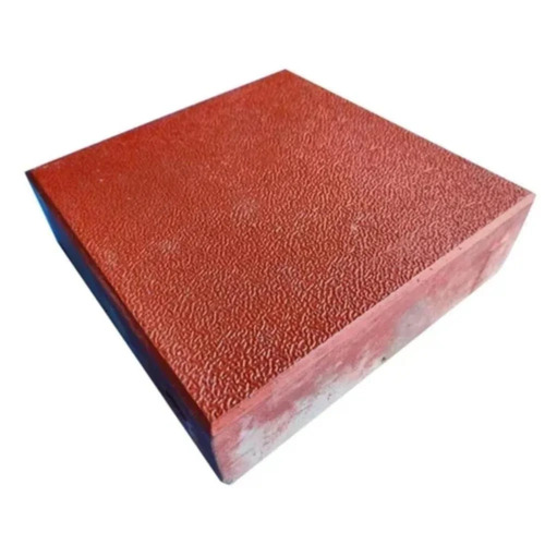 Red Square Concrete Paver Block