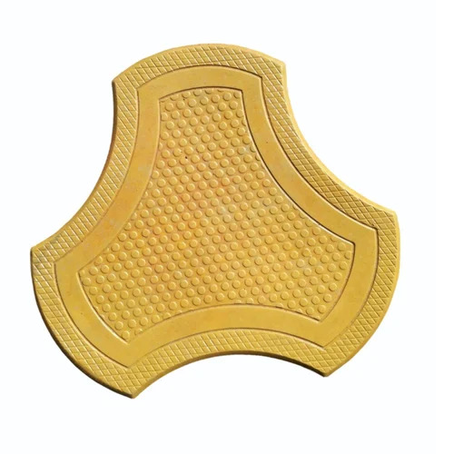 Yellow Cosmic Paver Concrete Block