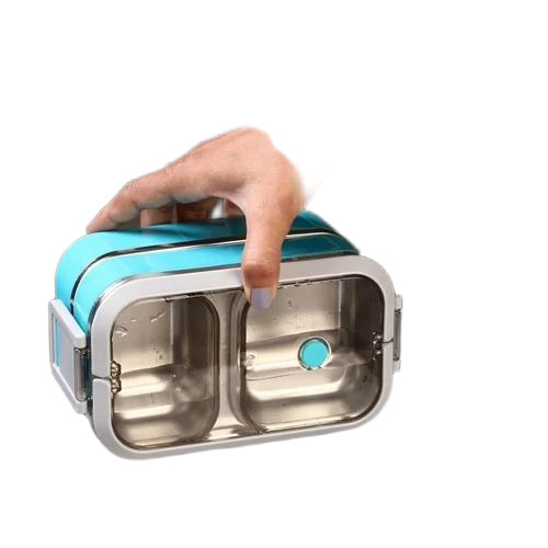 2 Layer Stainless Steel Lunch Box