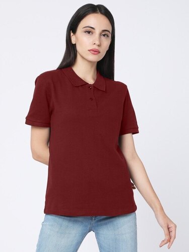 Girls Collar T-Shirt - Age Group: .