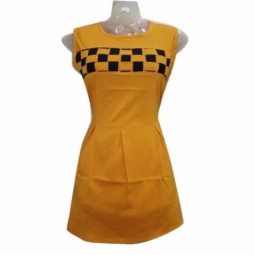 Ladies Yellow Plain Tops
