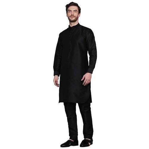 Mens Plain Kurta Pajama - Design: Open