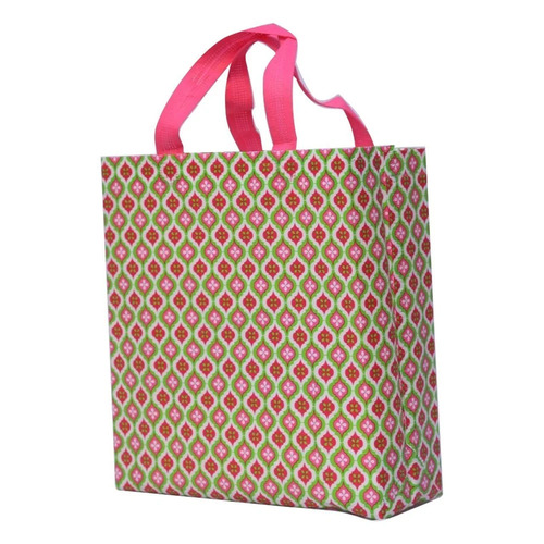Printed Loop Handle Non Woven Bag - Color: Multicolor