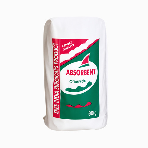 Shree India Surgical Cotton Wool 500gm - Application: Hospitals