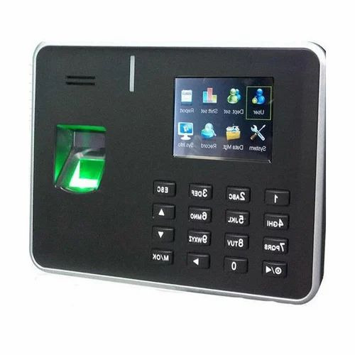 Black Fingure Print Time Attendance System