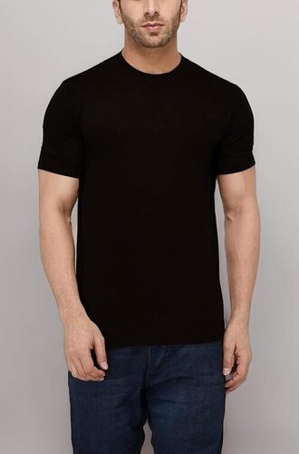 Black Plain T Shirts