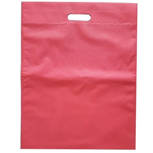 Pink D Cut Non Woven Carry Bag
