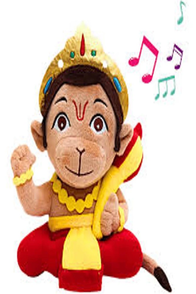 Sound Module For Lord Hanuman Ji Interactive Devotional Soft/Stuff/Plush Toy - Body Material: Plastic