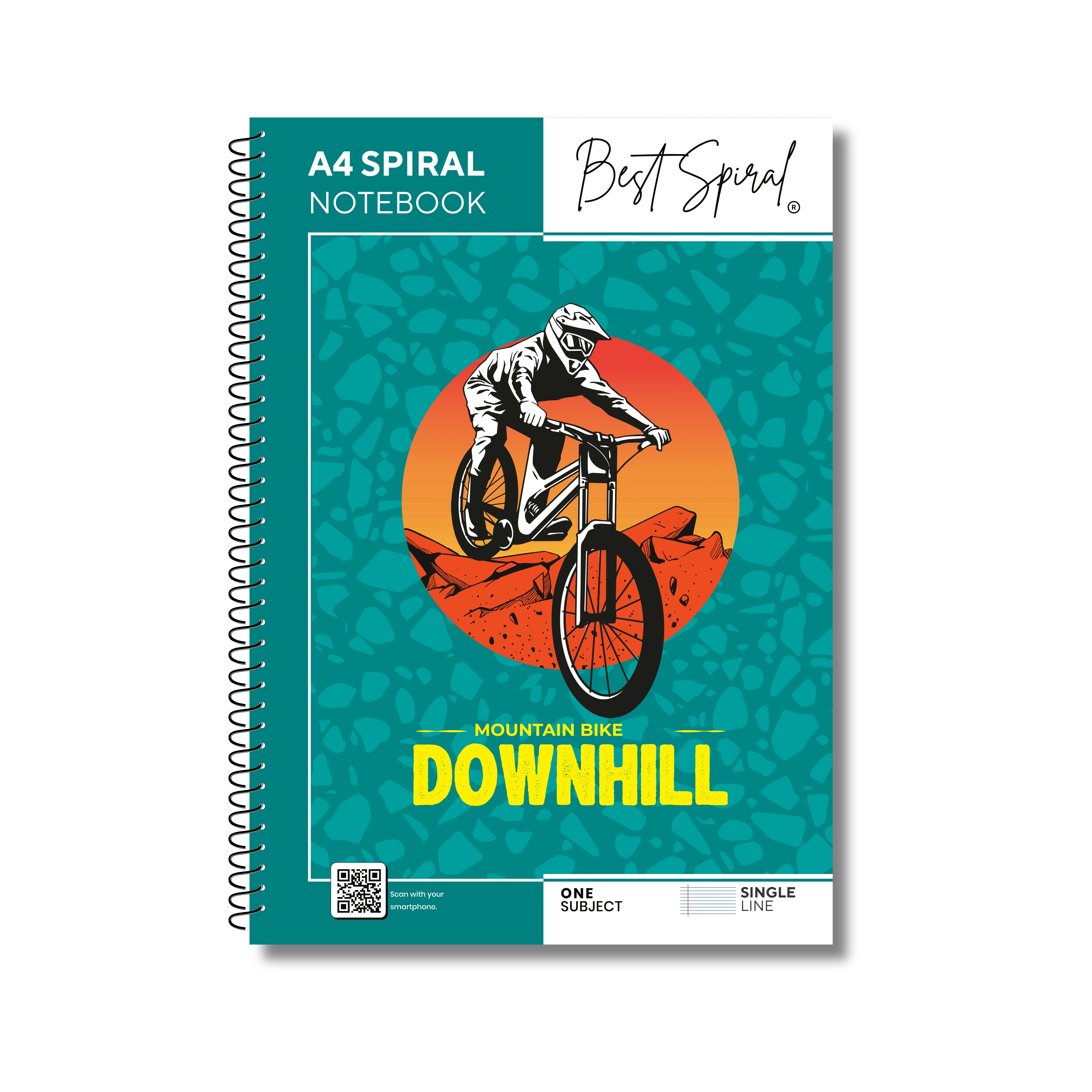 A4 Spiral Notebook (300 Pages) - Feature: Eco Friendly