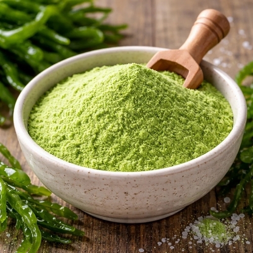 Green seaweed extract powder