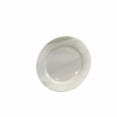 White Bone China Plate