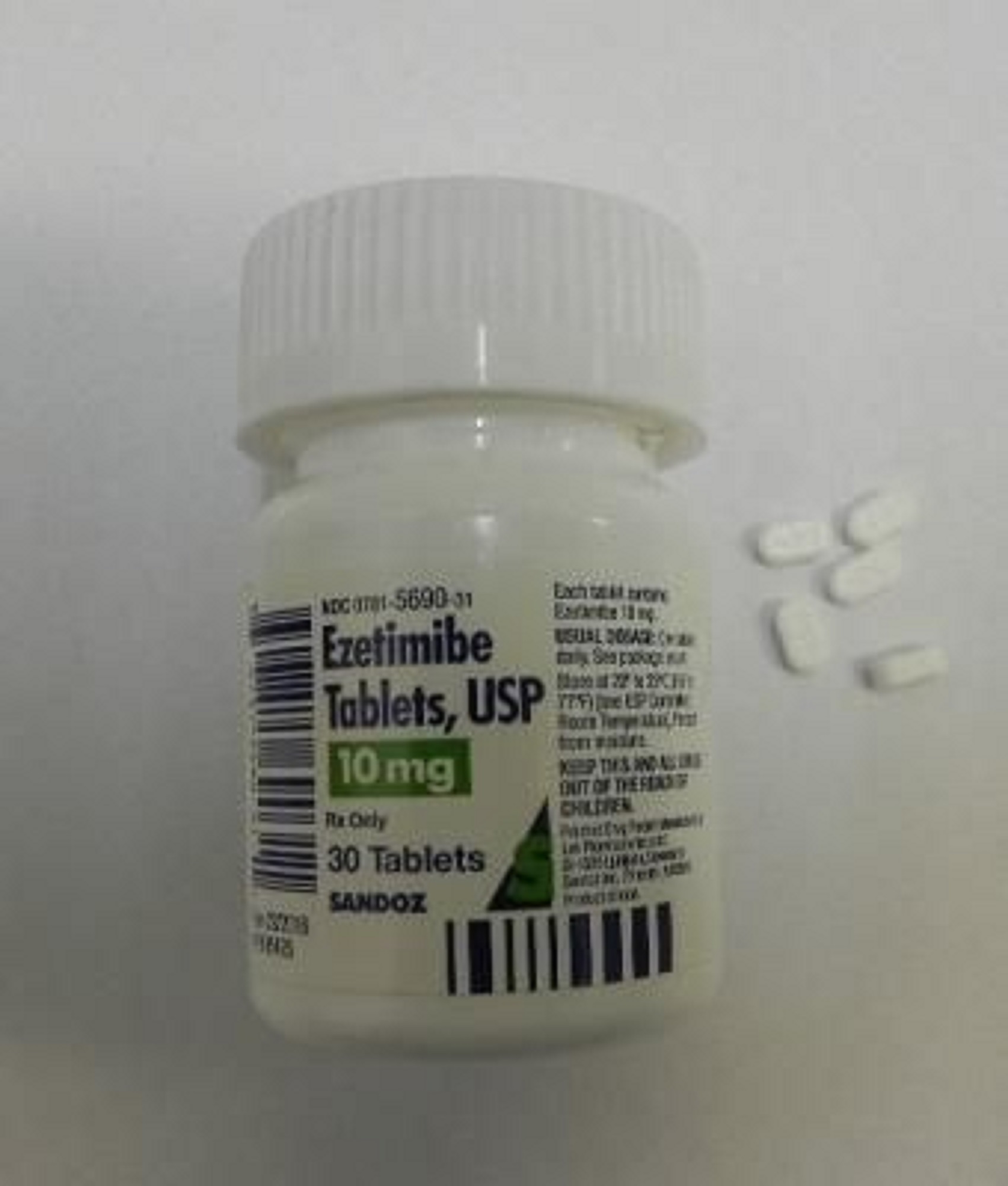 10 Mg Ezetimibe Tablets  - Expiration Date: 2 Years