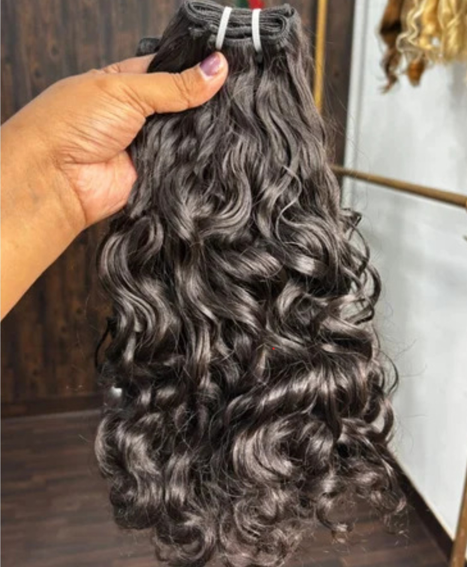 Virgin Straight Human Hair - Color: Black