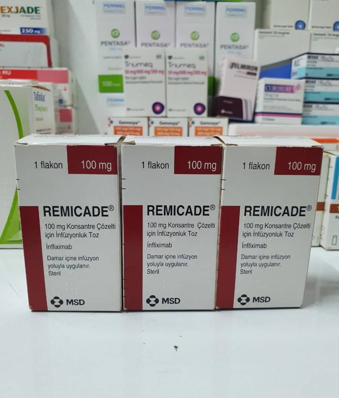 100 Mg Remicade (Infliximab) Injection - Age Group: Adult