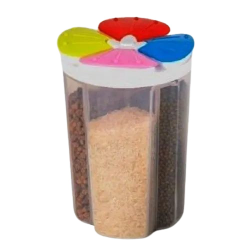 4 Section Airtight Plastic Container